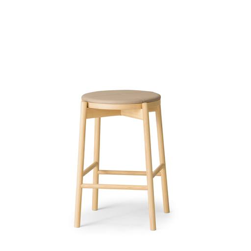 Kotan High Stool (Upholstered Seat) - 6