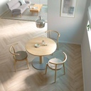 Kotan Round Low Table (Linoleum) - 7