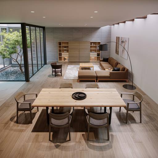 Sled Solid Wood Table - 6