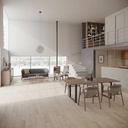 Splinter Armchair (Upholstered Seat) - 7