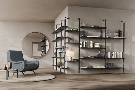 Octagon Bookcase — View 02