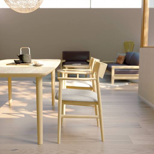 Kamuy Lux Side Chair (Upholstered Seat) - 11