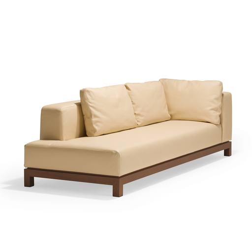 [BNR-17853] Tosai Lux Long Seat (L, W:950mm D:1860mm H:670mm SH:370mm, Japanese Oak, CL1)