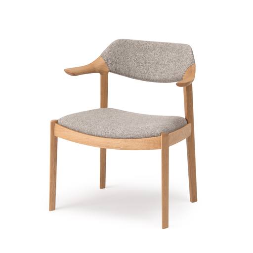 [BNR-4434] Wing Lux Side Chair (Upholstered Back) (Japanese Ash, CL1)