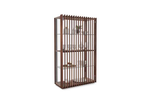 [PC-BENURRI-19059] Bay Showcase-Bookcase (Showcase · BookcaseW: 67 - D: 50 - H: 180)