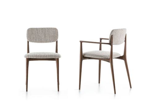 [PC-BENURRI-19890] Victoria Chair and Armchair (ArmchairW: 59 - D: 59 - H: 82 - SH: 48 - AH: 65)